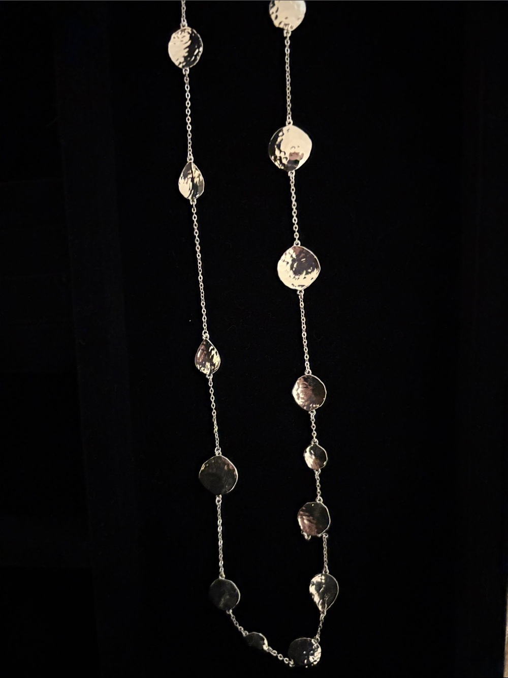 Melinda Maria silver  Sabrina pod Disc Station Necklace - Womens Jewelry